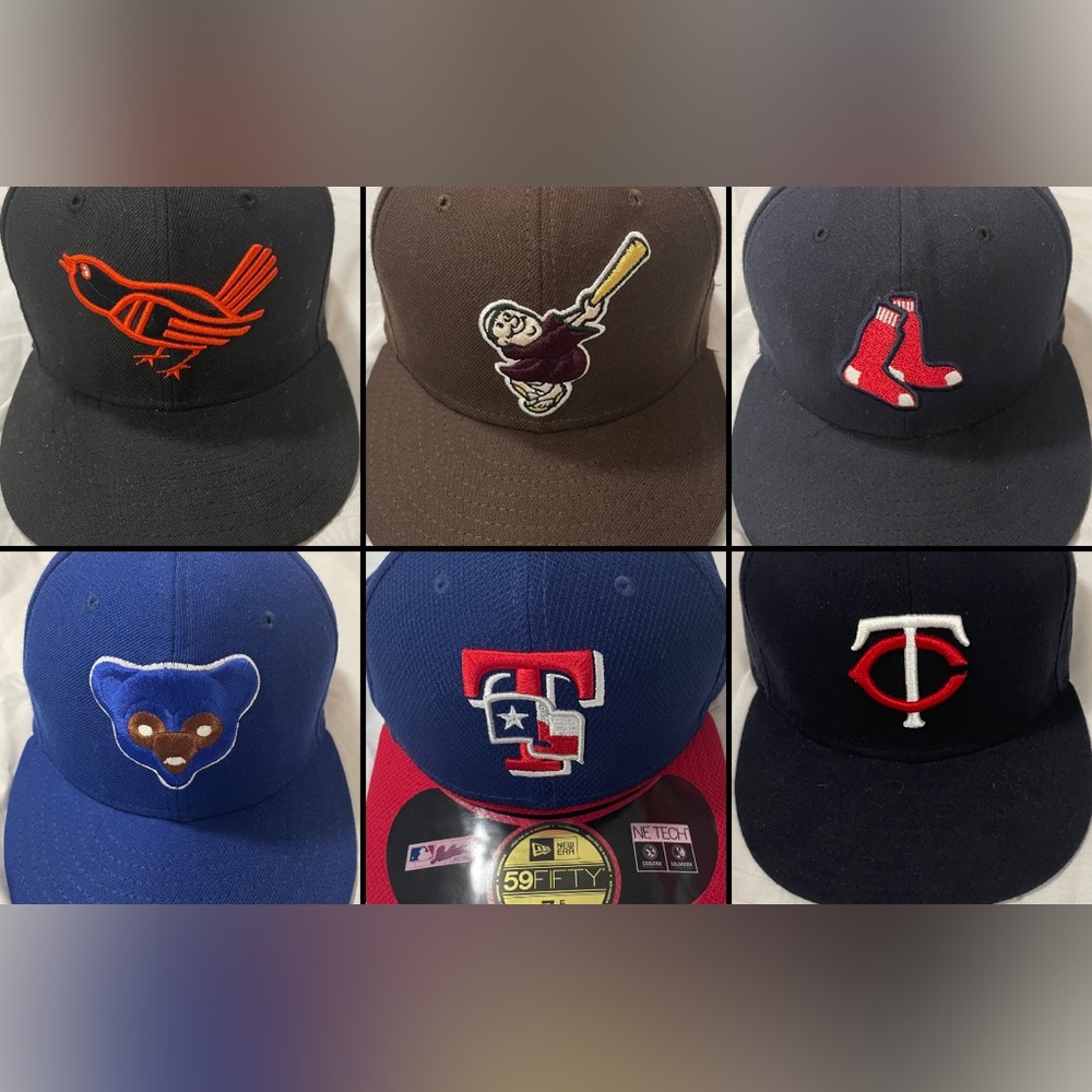*JUST REDUCED* Like new Men’s MLB New Era hat bundle sz 7 5/8